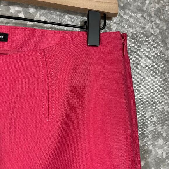 Banana Republic Mad Men Pink Women's Cigarette Ankle Pants - Size 4 - Tapered - Picture 2 of 6